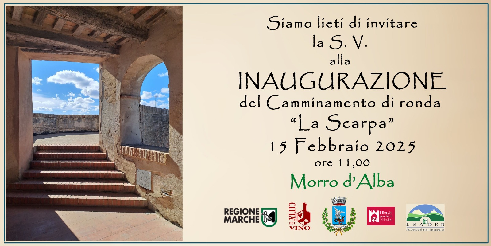 Inaugurazione del Camminamento di Ronda "La Scarpa"